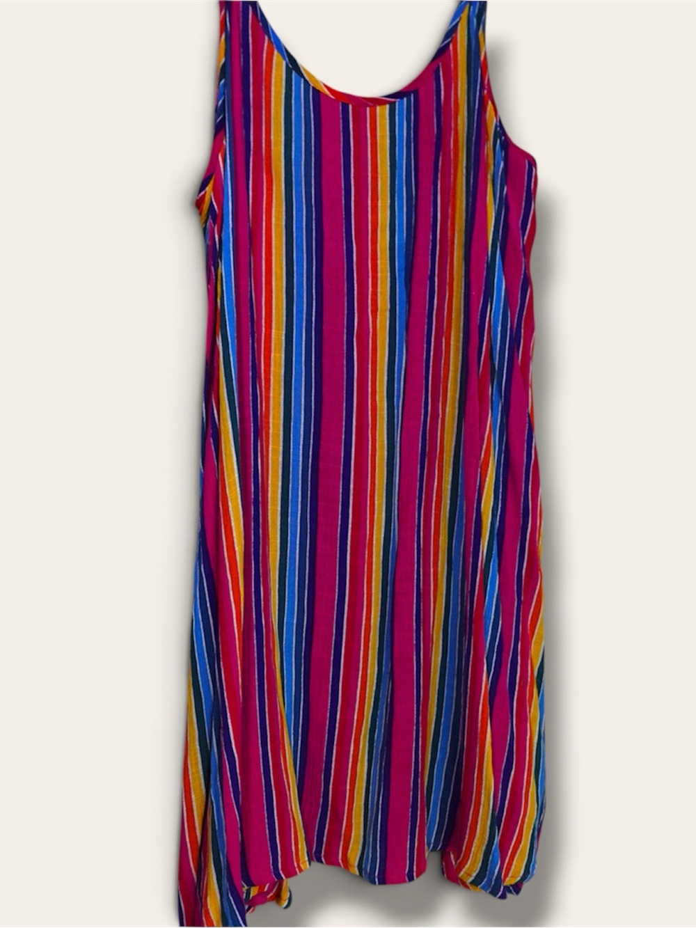 Show Me Your MuMu Fuchsia Multi-Stripe Sleeveless Tunic